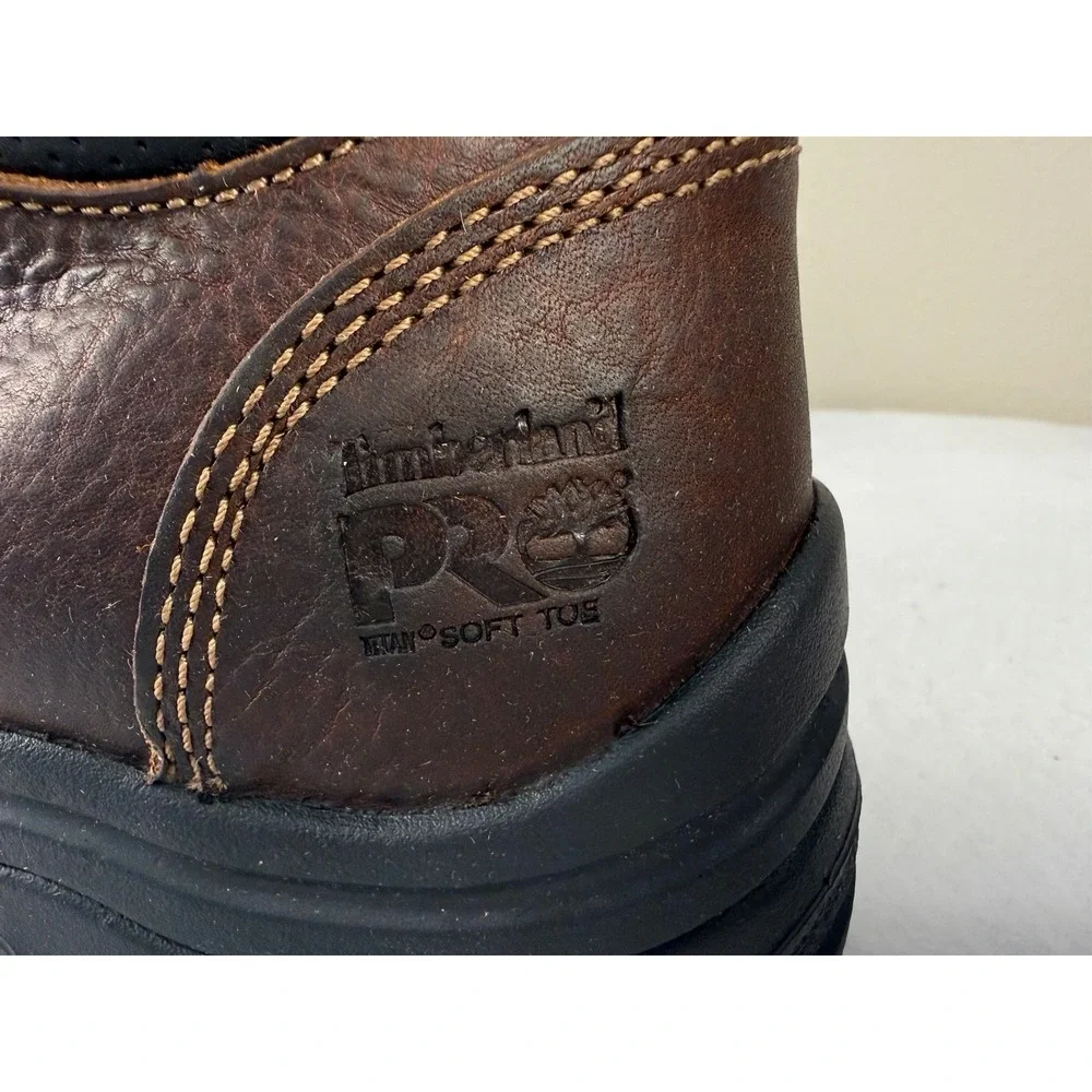Timberland PRO TiTAN Oxford Work Shoes Men's 11M Brown Soft Toe Christmas Gift